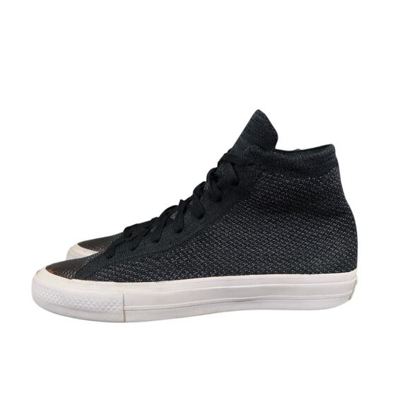 Converse Shoes Womens 10 Sneakers Chuck Taylor All Star II Flyknit Hi Lunarlon - Picture 4 of 16